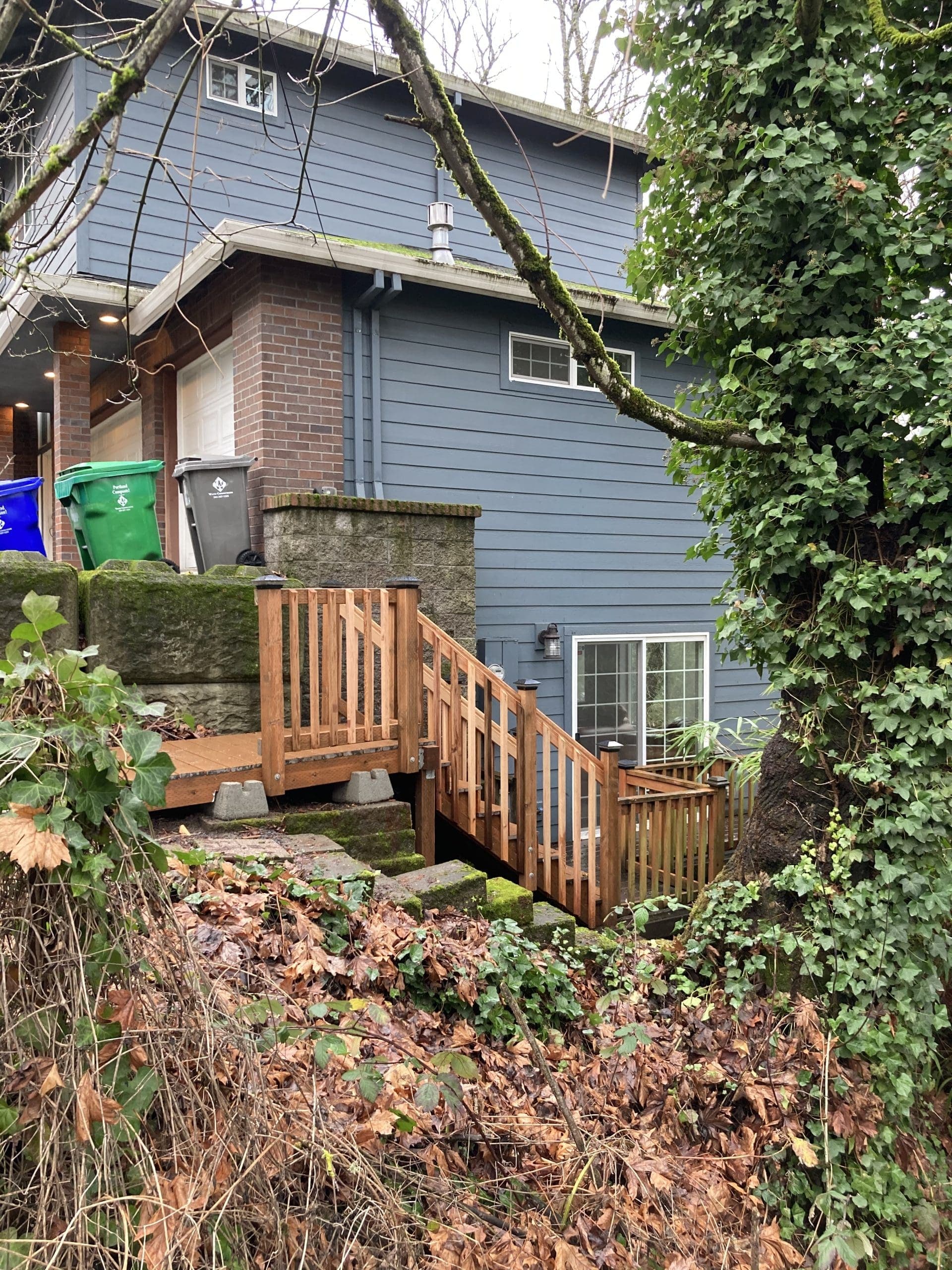 Custom staircase build project by Stumptown Stairs in the Portland metro