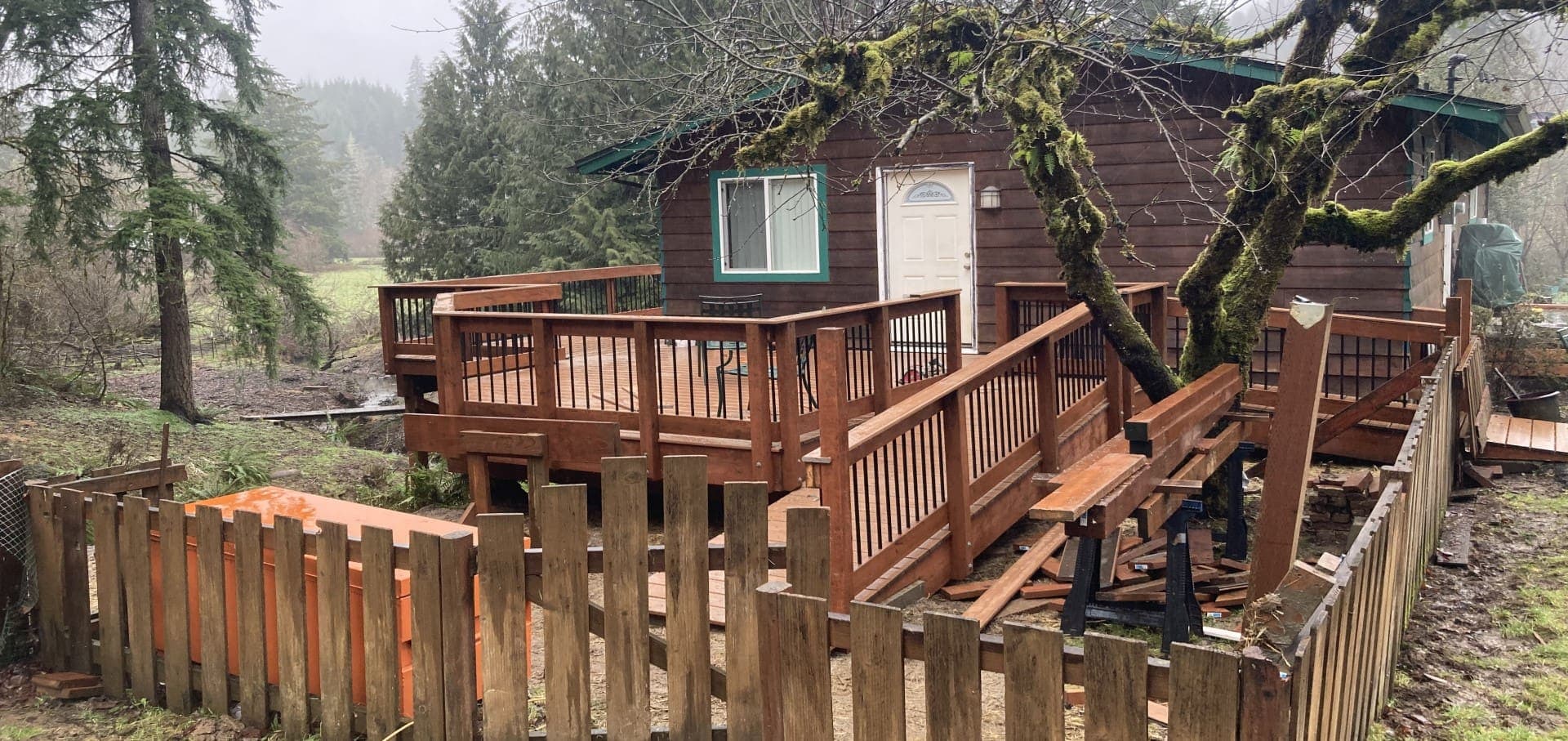 Exterior deck and staircase at a Portland-area home — Stumptown Stairs, Portland, OR
