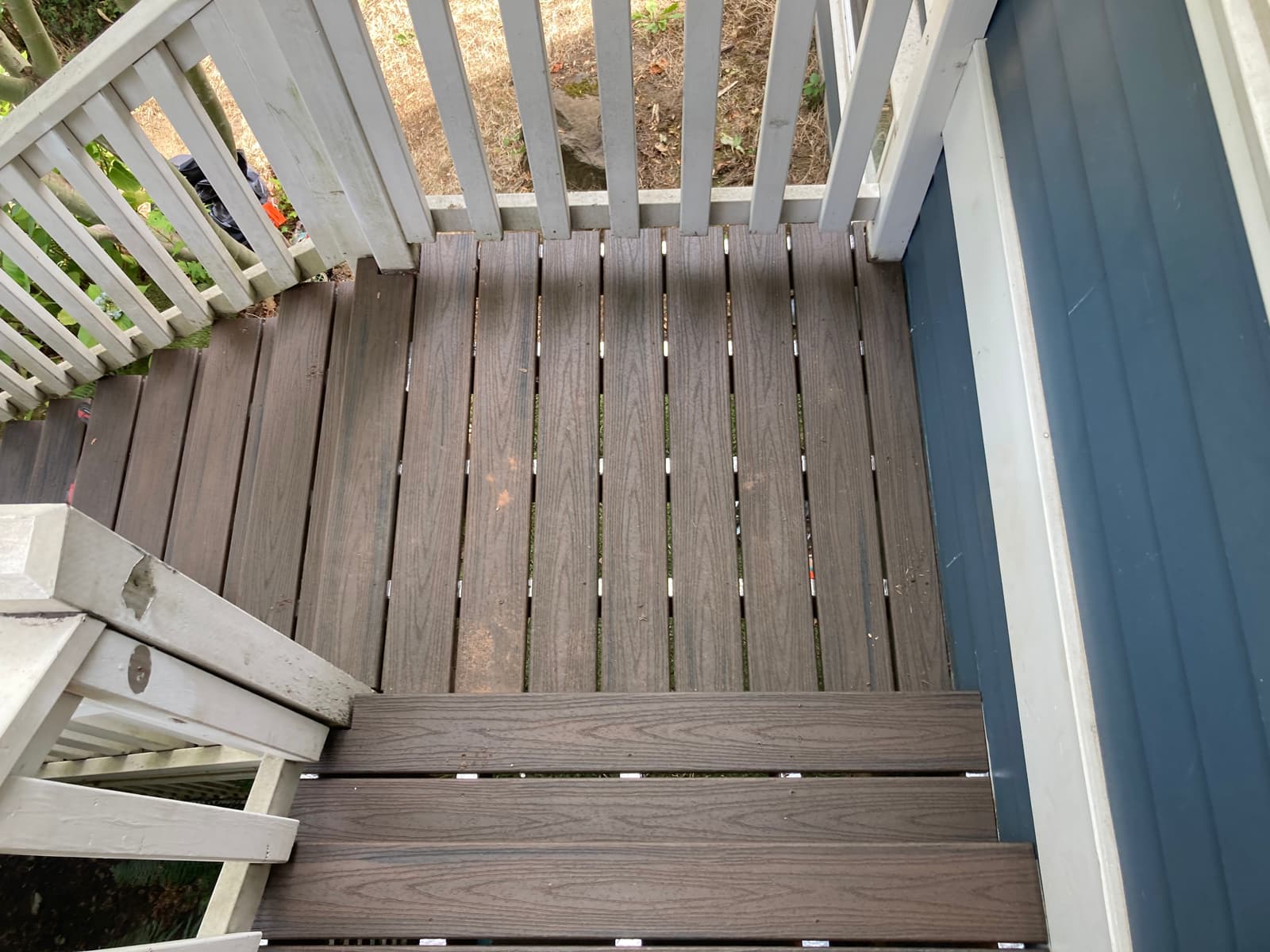 Exterior composite deck staircase — Stumptown Stairs, Portland, OR