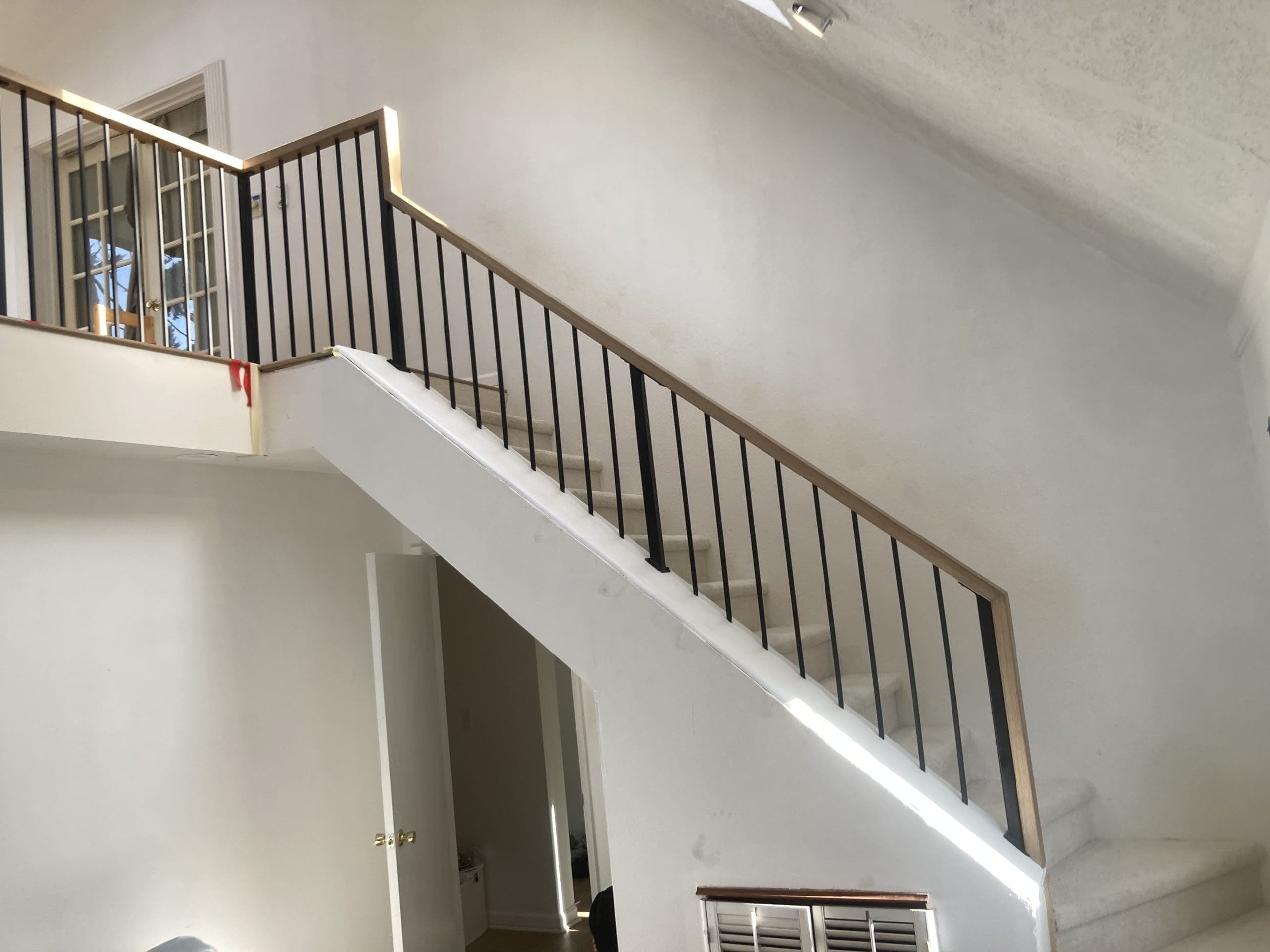 Welded steel staircase project by Stumptown Stairs, Portland, OR in the Portland metro