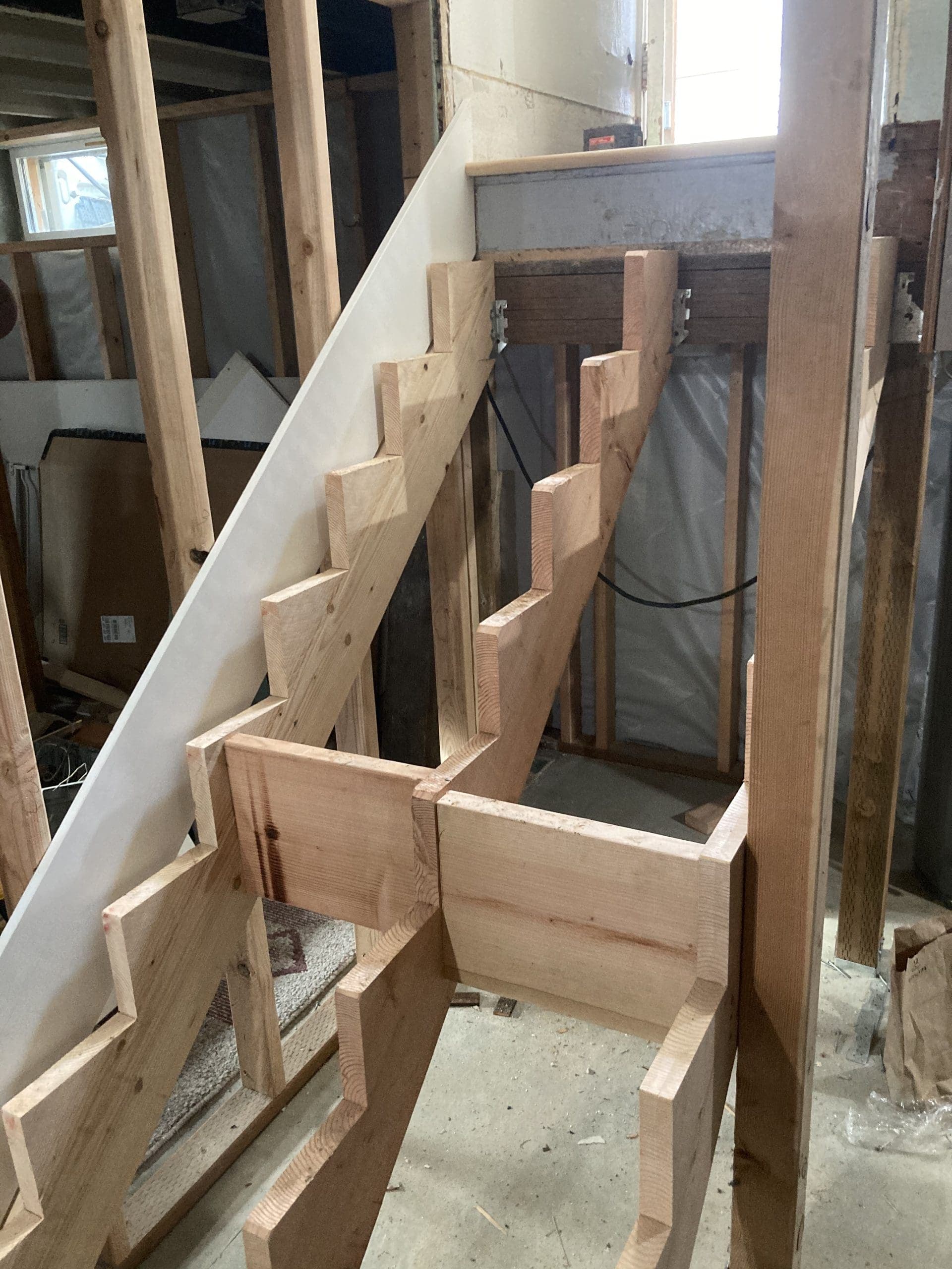 Stair replacement project by Stumptown Stairs in the Portland metro